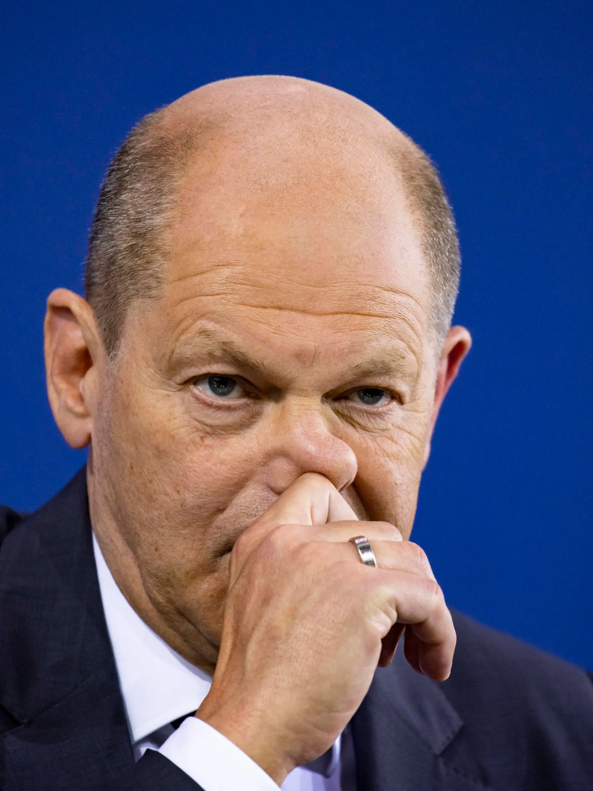 News Bilder des Tages Chancellor Scholz Meets Foreign Press Association in Berlin German Chancellor Olaf Scholz is pictured during a meeting with the Foreign Press Association VAP at the Chancellery in Berlin, Germany on June 8, 2022. Berlin Berlin Germany PUBLICATIONxNOTxINxFRA Copyright: xEmmanuelexContinix originalFilename: contini-chancell220608_npSfS.jpg