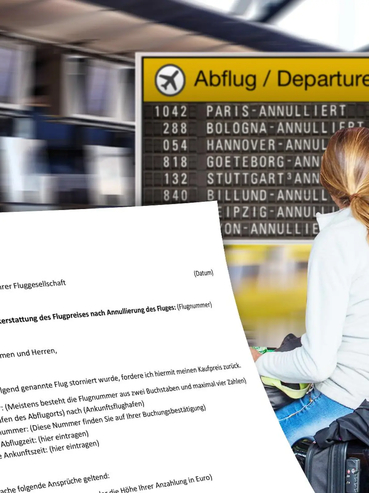 Aktuell werden viele Flüge von den Fluggesellschaften storniert. Doch Urlauber können ihr Geld zurückverlangen.