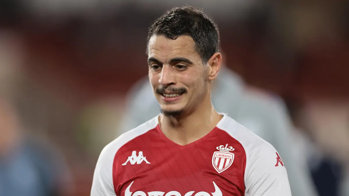 February 23, 2023, Monaco: Monaco, Monaco, 23rd February 2023. Wissam Ben Yedder of AS Monaco scores a penalty to level the game at 1-1 during the UEFA Europa League match at Stade Louis II, Monaco. (Credit Image: © Jonathan Moscrop/CSM via ZUMA Press Wire