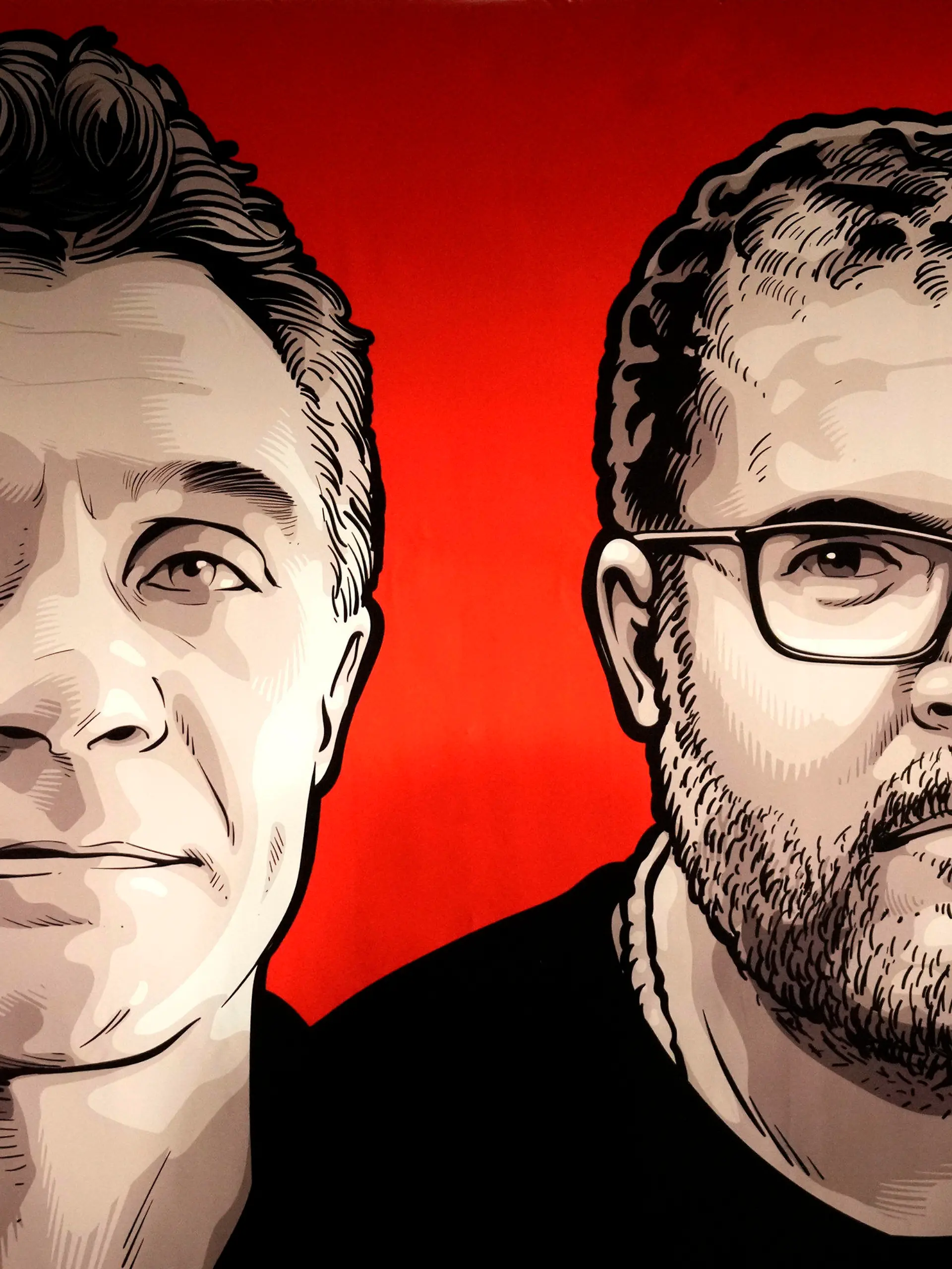 Images of British journalist Dom Phillips, left, and Indigenous affairs expert Bruno Araujo Pereira are seen on a sign presented by employees of the National Indigenous Foundation, FUNAI, during a vigil in Brasilia, Brazil, Thursday, June 9, 2022. Federal Police and military forces are carrying out a search and investigation into the disappearance of Phillips and Araujo Pereira. (AP Photo/Eraldo Peres)