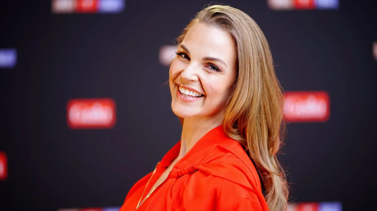 Moderatorin Annika Lau