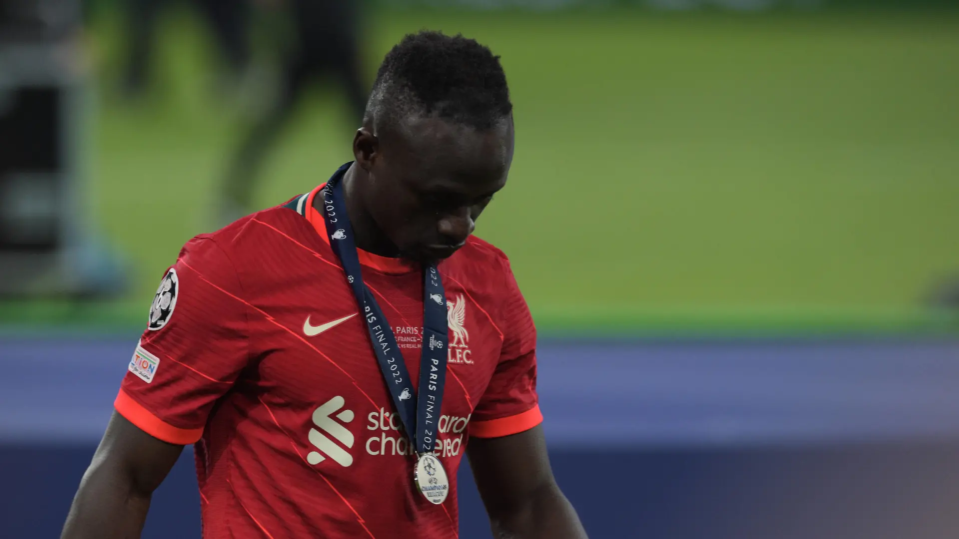  Liverpool v Real Madrid UEFA Champions League Sadio Man of Liverpool shows dejection after defeat in the UEFA Champions League Final between Liverpool and Real Madrid at Stade de France, Paris PUBLICATIONxNOTxINxUKxCHN Copyright: xMattxWilkinsonx FIL-16950-0227
