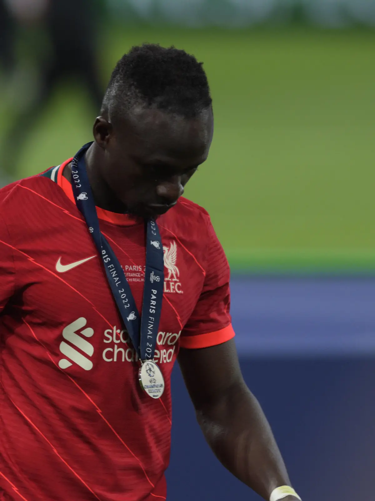  Liverpool v Real Madrid UEFA Champions League Sadio Man of Liverpool shows dejection after defeat in the UEFA Champions League Final between Liverpool and Real Madrid at Stade de France, Paris PUBLICATIONxNOTxINxUKxCHN Copyright: xMattxWilkinsonx FIL-16950-0227