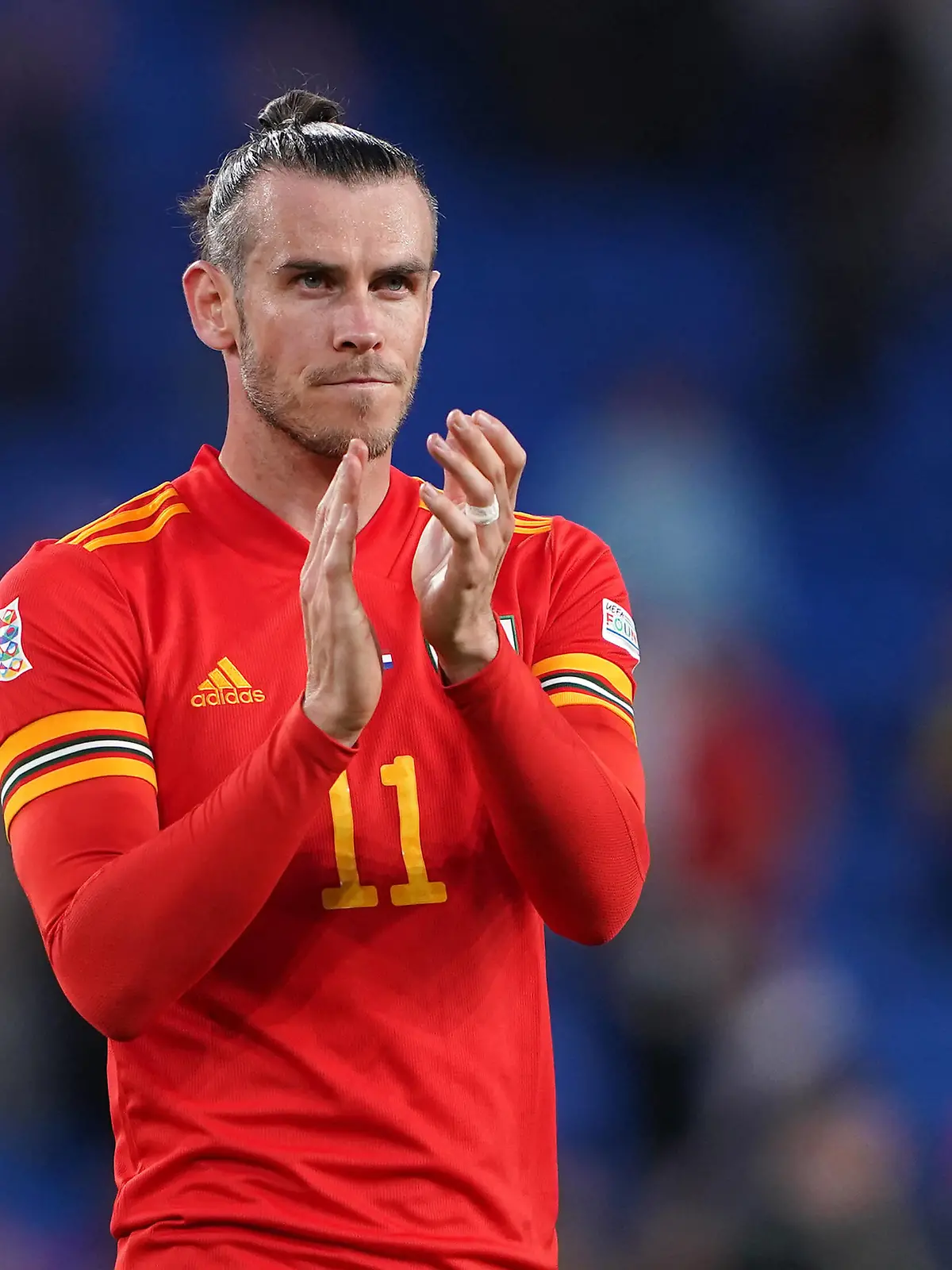  Wales v Netherlands - UEFA Nations League - Group A4 - Cardiff City Stadium Wales Gareth Bale applauds the fans after the UEFA Nations League match at the Cardiff City Stadium, Cardiff. Picture date: Wednesday June 8, 2022. Use subject to FA restrictions. Editorial use only. Commercial use only with prior written consent of the FA. No editing except cropping PUBLICATIONxNOTxINxUKxIRL Copyright: xZacxGoodwinx 67337810