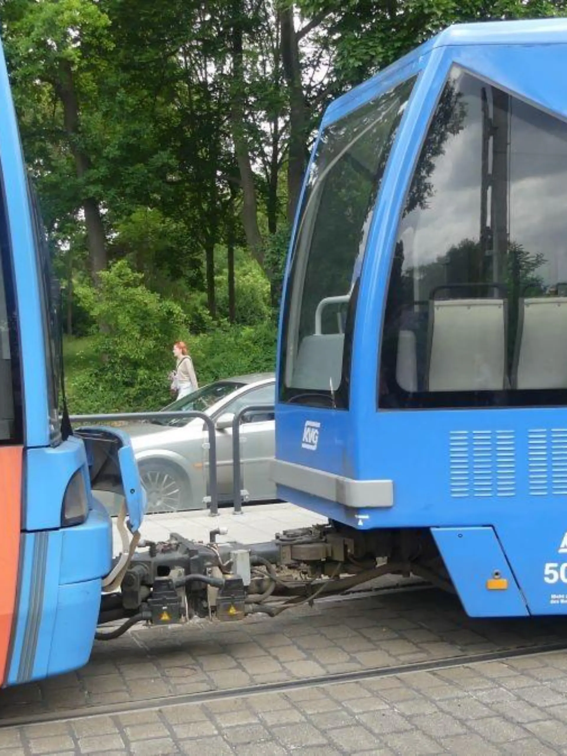 Straßenbahn-Unfall in Kassel