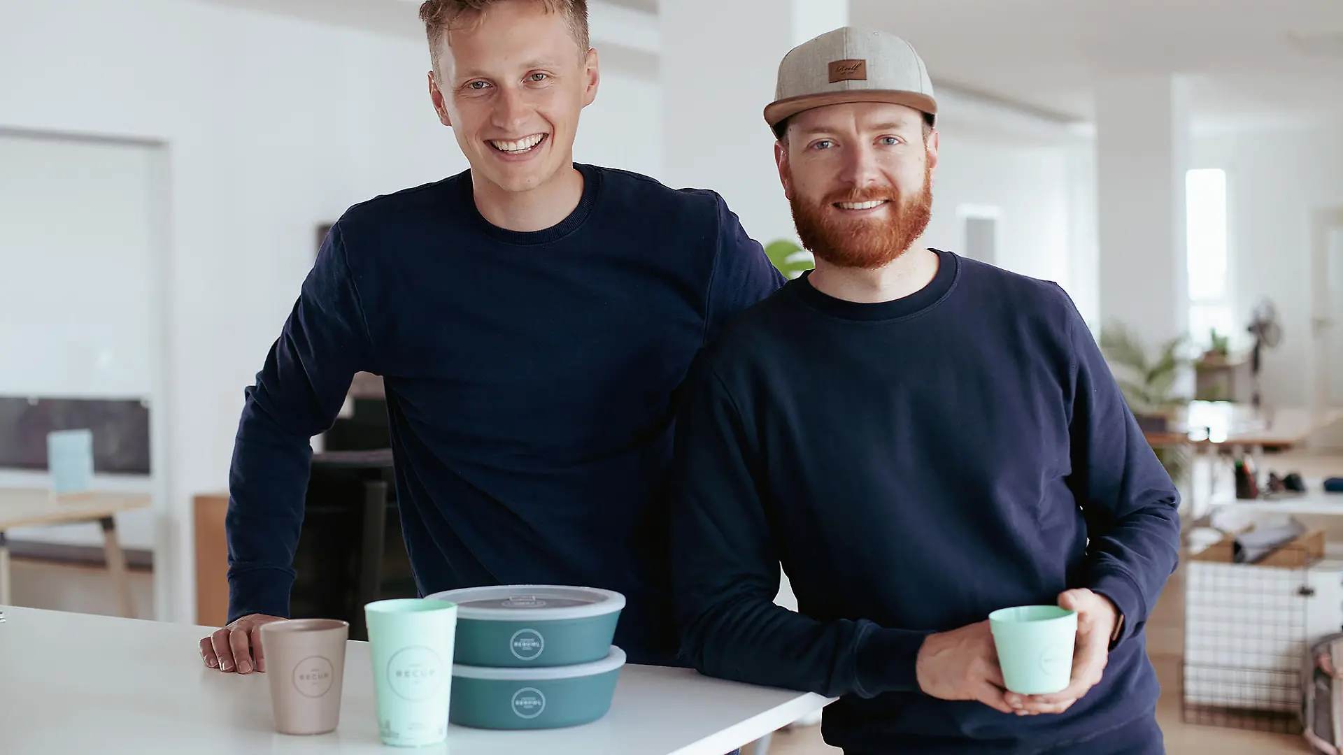 Recup-Gründer Florian Pachaly und Fabian Eckert