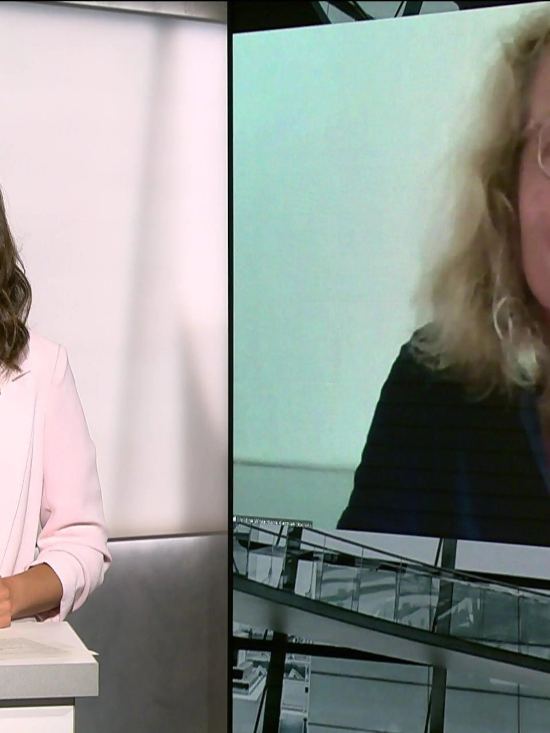 Tamara Bilic spricht mit Dr. Christine Winkelmann
