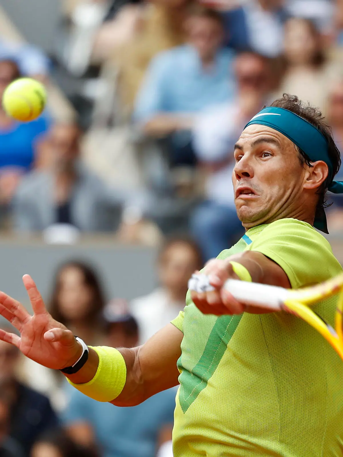  French Open 2022, Rafael Nadal, Finale, Endspiel Tennis - French Open 2022 - Grand Slam / ATP, Tennis Herren / WTA, Tennis Damen / ITF - Roland Garros - Paris - - France - 5 June 2022. *** French Open 2022, Rafael Nadal, Final, Final Tennis French Open 2022 Grand Slam ATP WTA ITF Roland Garros Paris France 5 June 2022 Copyright: xJuergenxHasenkopfx