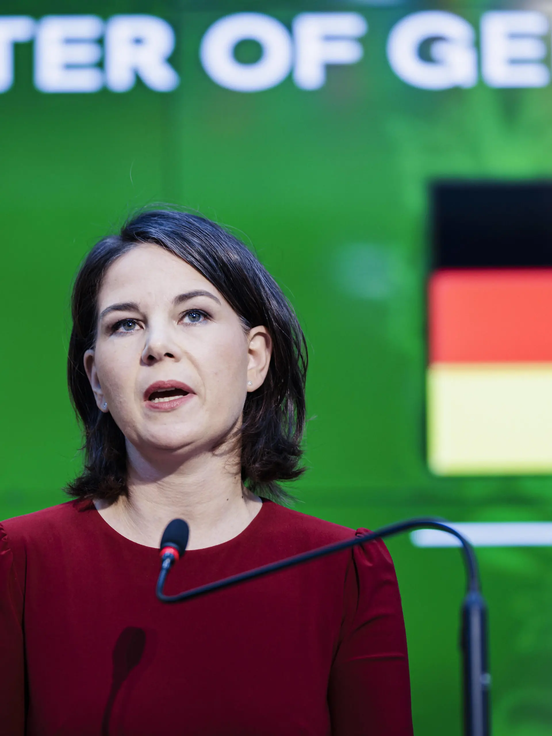  Annalena Baerbock Buendnis 90/Die Gruenen, Bundesaussenministerin, und Bilawal Bhutto Zardari, Aussenminister der Islamischen Republik Pakistan, geben gemeinsam eine Pressekonferenz nach einem Gespraech, im Aussenministerium der Islamischen Republik Pakistan in Islamabat. 07.06.2022. Islamabad Pakistan *** Annalena Baerbock Buendnis 90 Die Gruenen , German Foreign Minister, and Bilawal Bhutto Zardari, Minister of Foreign Affairs of the Islamic Republic of Pakistan, hold a joint press conference after talks, at the Ministry of Foreign Affairs of the Islamic Republic of Pakistan in Islamabat 07 06 2022 Islamabad Pakistan Copyright: xFelixxZahn/photothek.netx