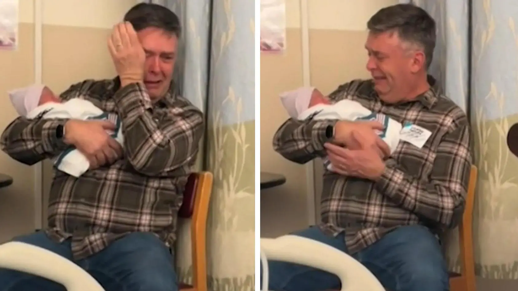 Opa Larry bricht in Tränen aus