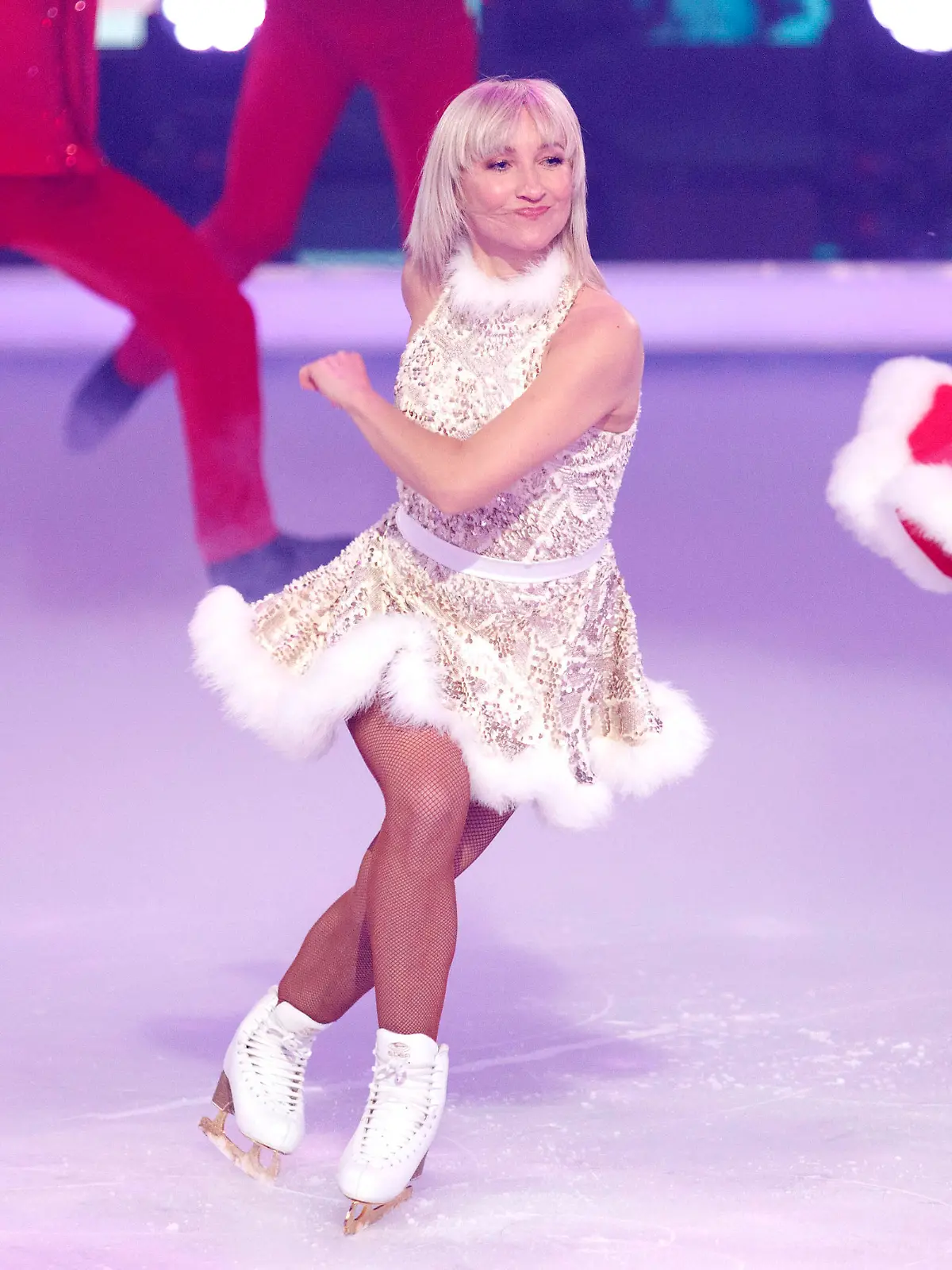 Aljona Savchenko in der 5. Live-Sendung der zweiten Staffel der Sat.1 Show 'Dancing on Ice' in den MMC Studios. Köln, 06.12.2019