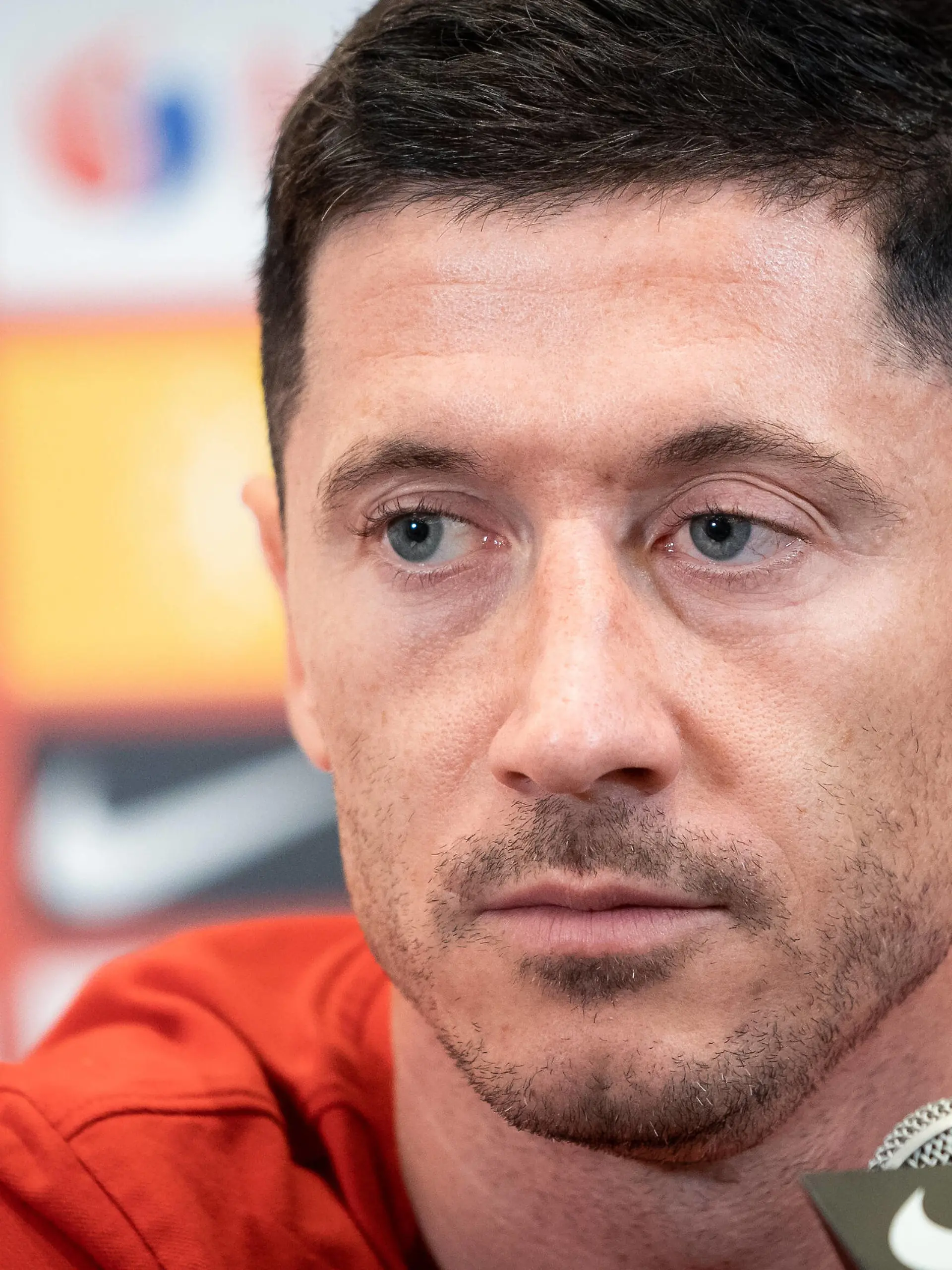  Robert Lewandowski At The Polish national team, Nationalteam press conference, PK, Pressekonferenz Robert Lewandowski during the press conference of the Polish national football team, at DoubleTree by Hilton in Warsaw, Poland on May 30, 2022 Warsaw Mazovia Poland PUBLICATIONxNOTxINxFRA Copyright: xMateuszxWlodarczykx originalFilename:wlodarczyk-robertle220530_np8Zz.jpg
