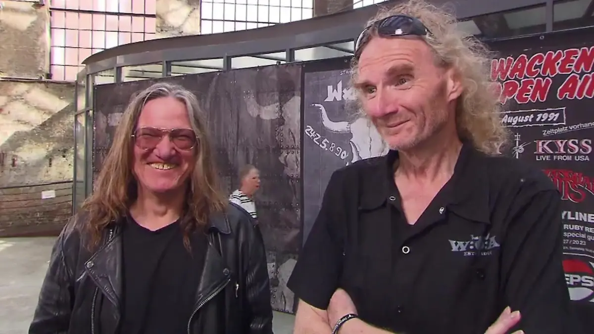 So sehen die echten Wacken-Gründer aus: Thomas Jensen und Holger Hübner.