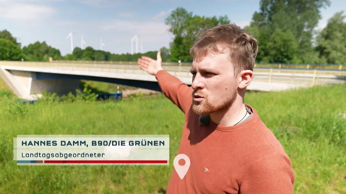 Hannes Damm ist Abgeordneter bei den Grünen im Schweriner Landtag und setzt sich für mehr Windkraft ein.