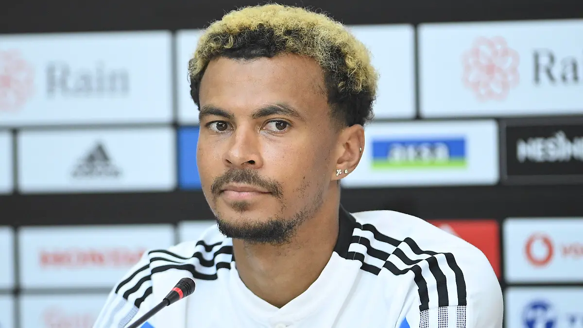 Besiktas player Dele Alli attend the press conference for the media in Istanbul , Turkey on September 24, 2022. (, Credit:Seskimphoto / Avalon