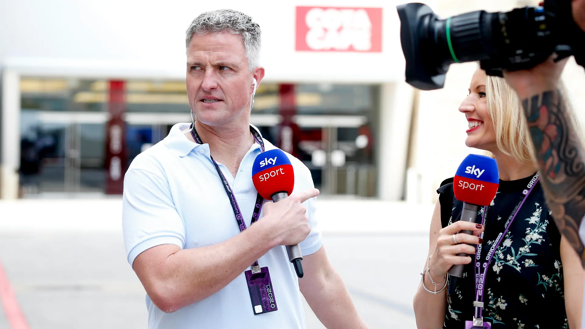 Ralf Schumacher GER, sky , F1 Grand Prix of USA at Circuit of The Americas on October 21, 2021 in Austin, United States of America. Photo by HOCH ZWEI Austin United States of America *** Ralf Schumacher GER, sky sport , F1 Grand Prix of USA at Circuit of The Americas on October 21, 2021 in Austin, United States of America Photo by HOCH ZWEI Austin United States of America