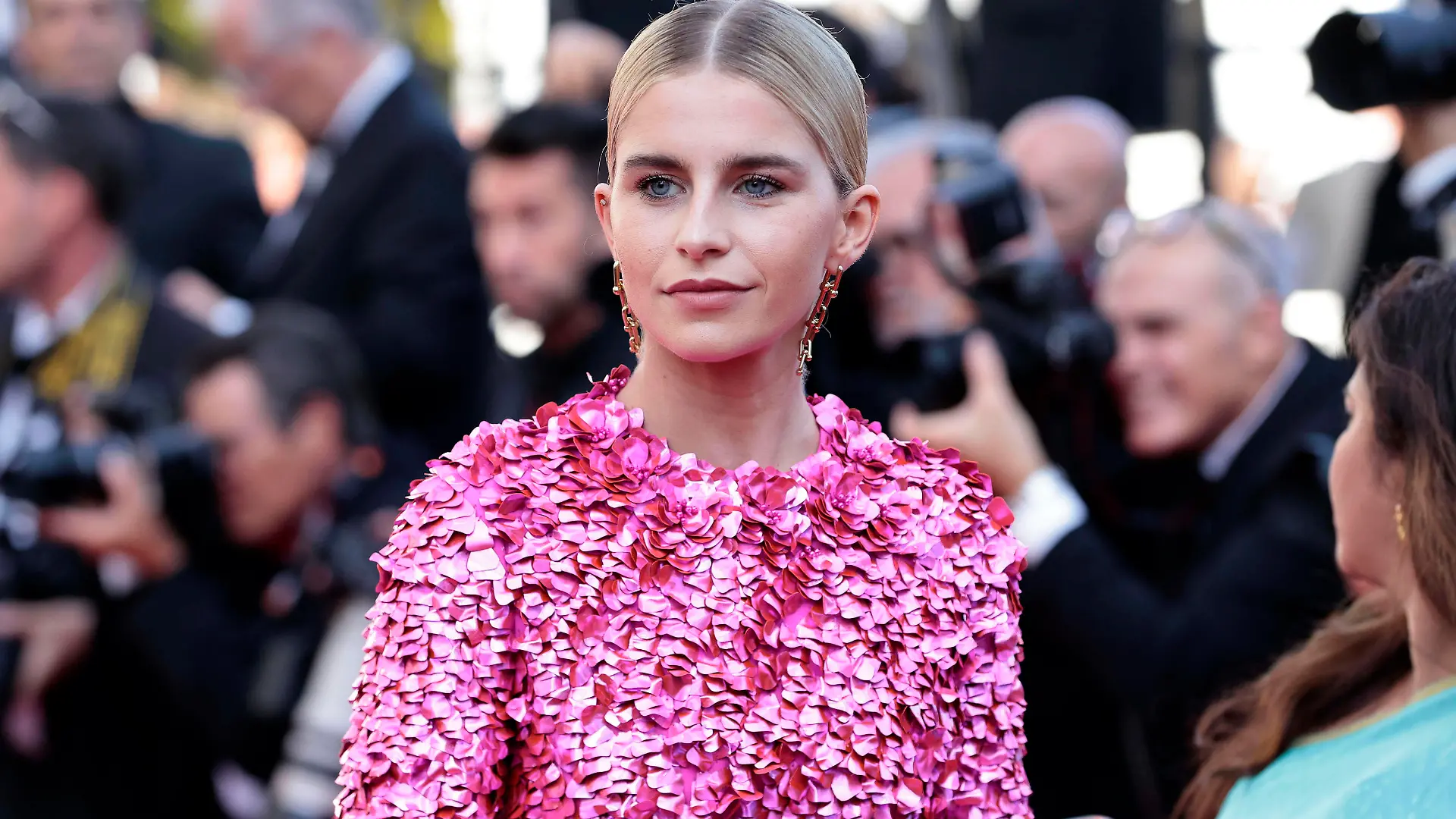 Caro Daur bei der Opening Ceremony mit der Premiere des Kinofilms Coupez / Final Cut auf dem Festival de Cannes 2022 / 75. Internationale Filmfestspiele von Cannes im Palais des Festivals. Cannes, 17.05.2022 *** Caro Daur at the Opening Ceremony with the premiere of the feature film Coupez Final Cut at the Festival de Cannes 2022 75 Cannes International Film Festival at the Palais des Festivals Cannes, 17 05 2022. Foto:xS.xGabschx/xFuturexImage