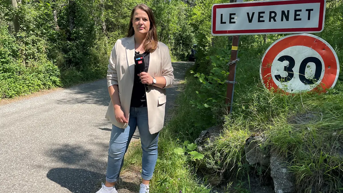 RTL-Reporterin Sarina Sprengelmeyer berichtet aus Le Vernet.