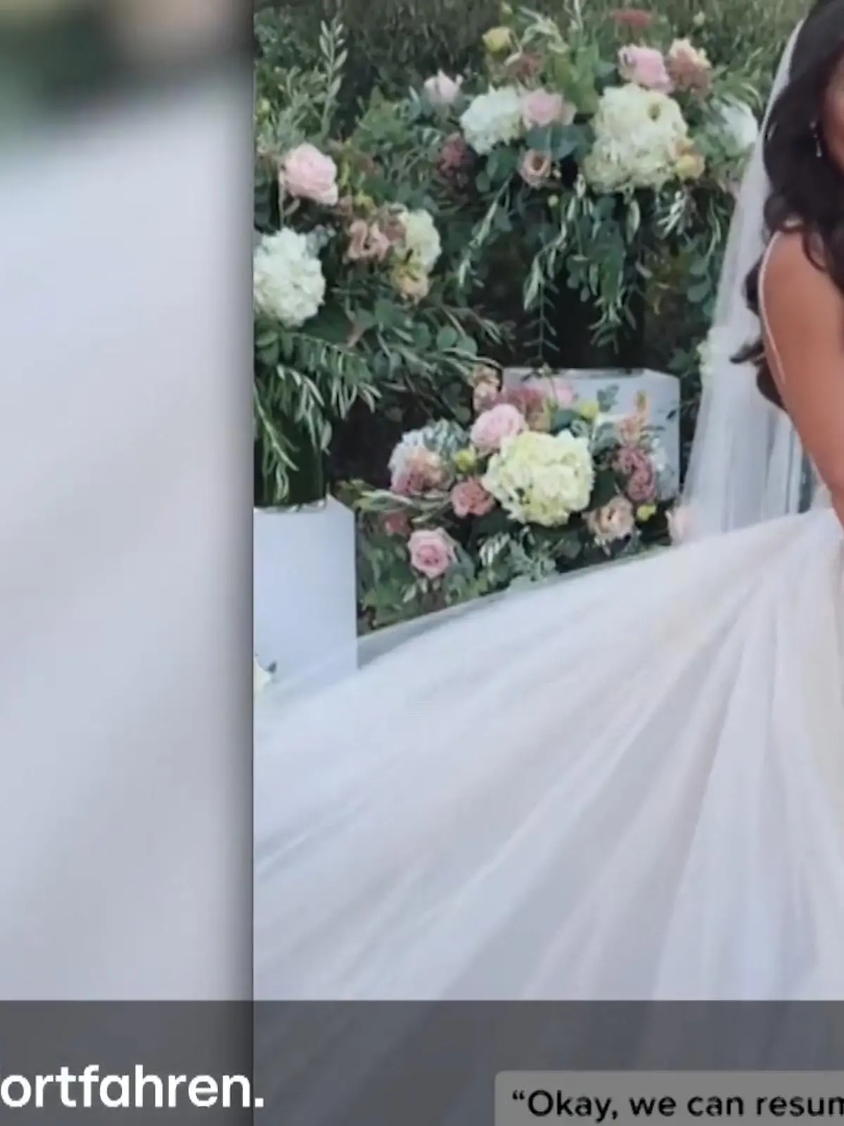 Diesen Tag wird Becky Jefferies sicher niemals vergessen. Nicht nur weil es ihre Hochzeit ist, sondern auch weil ihr ein Fauxpas passiert, mit dem sicher keiner gerechnet hat.