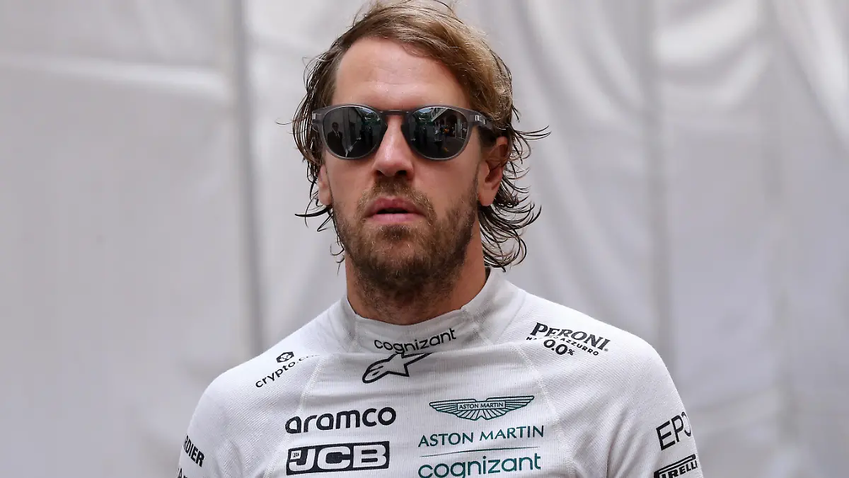 Sebastian Vettel of Aston Martin looks on before the F1 Grand Prix of Monaco at Circuit de Monaco on May 29, 2022 in Monte-Carlo, Monaco. (Photo Marco Canoniero)