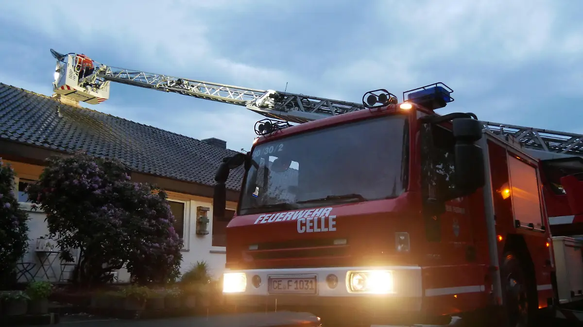 Einsatzstelle (Foto: Feuerwehr Celle)