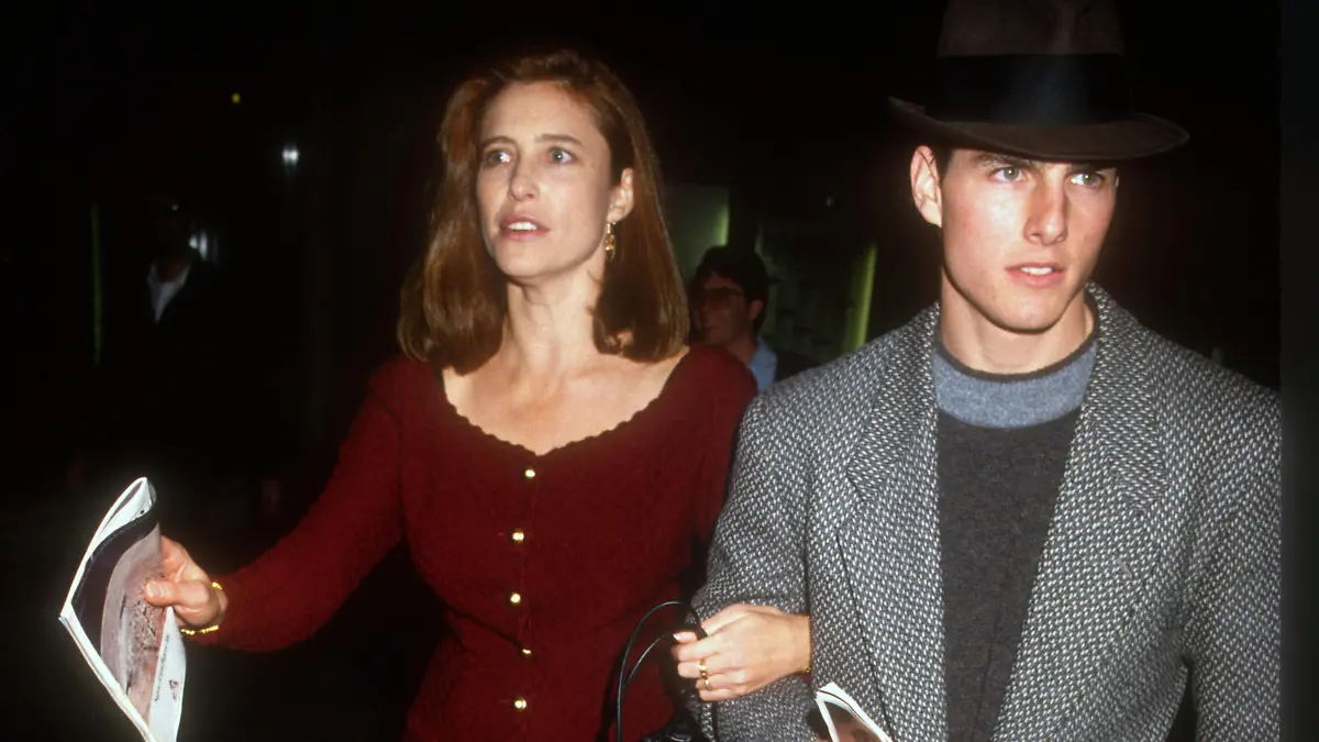 Tom Cruise Mimi Rogers 1988 Photo By Michael Ferguson/PHOTOlink. Photo via Newscom picture alliance