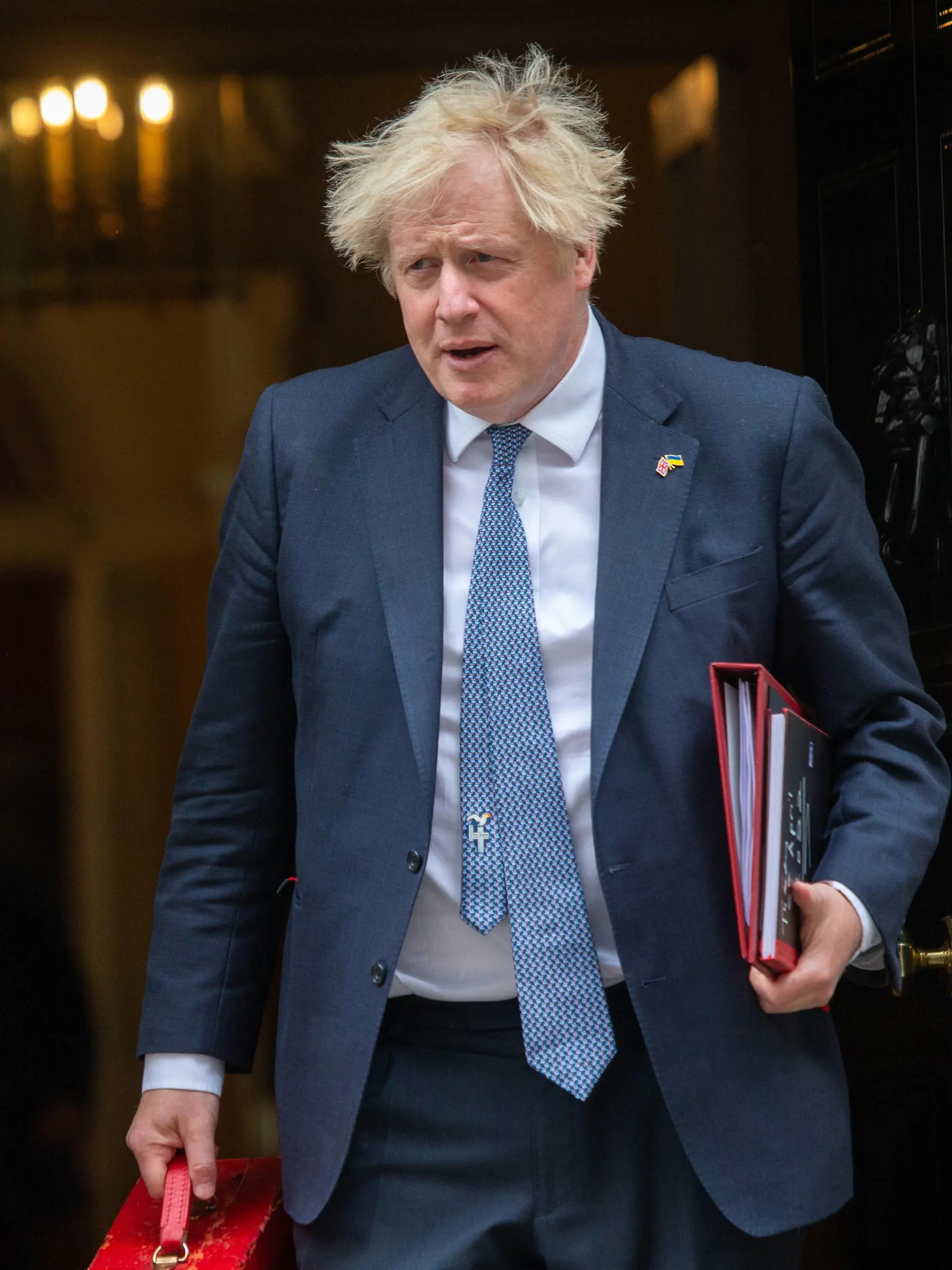  May 26, 2022, London, England, United Kingdom: UK Prime Minister BORIS JOHNSON leaves 10 Downing Street before marking the queen s Platinum Jubilee with a speech in the House of Commons. London United Kingdom - ZUMAs262 20220526_zip_s262_029 Copyright: xTayfunxSalcix