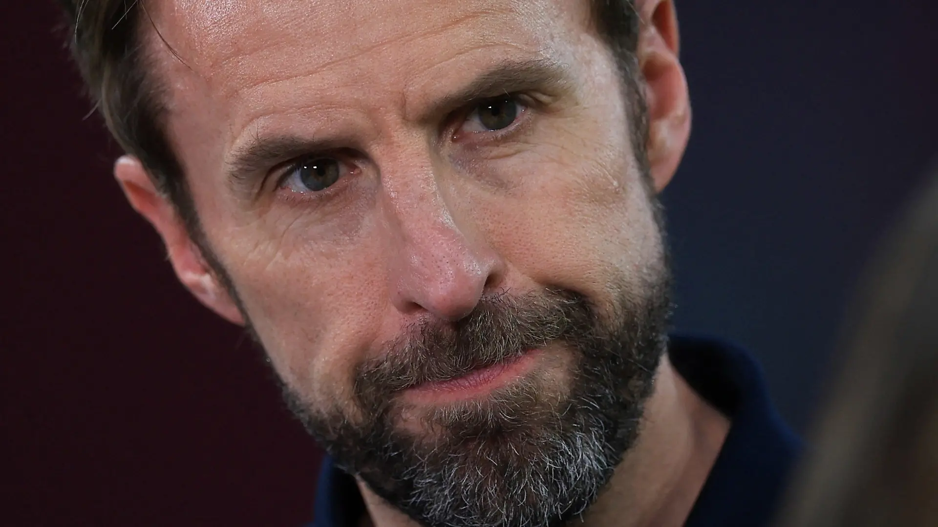 Soccer Football - UEFA Nations League - Group C - Hungary v England - Puskas Arena Park, Budapest, Hungary - June 4, 2022 England manager Gareth Southgate is interviewed after the match Action images via Reuters/Lee Smith