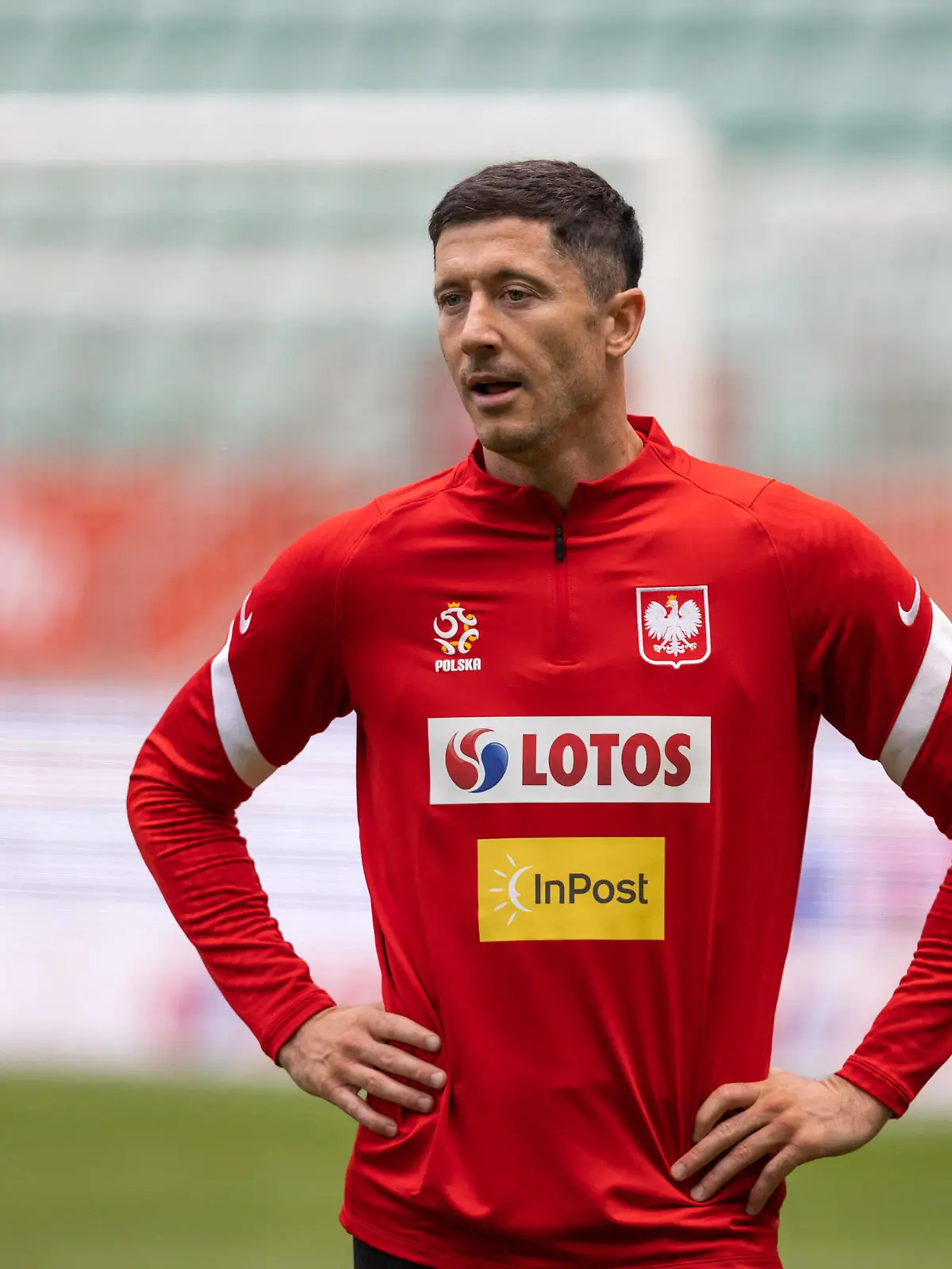  2022.05.31 Wroclaw Pilka nozna Reprezentacja Liga Narodow 2022/2023 Trening i konferencja przed Polska - Walia N/z Robert Lewandowski Foto Marcin Karczewski / PressFocus 2022.05.31 Football, Polish national team, Nationalteam UEFA Nations League 2022/2023 Poland - Wales Trening i konferencja przed Polska - Walia N/z Robert Lewandowski Foto Marcin Karczewski / PressFocus / NEWSPIX.PL --- Newspix.pl PUBLICATIONxNOTxINxPOL 20220531_MKR_017