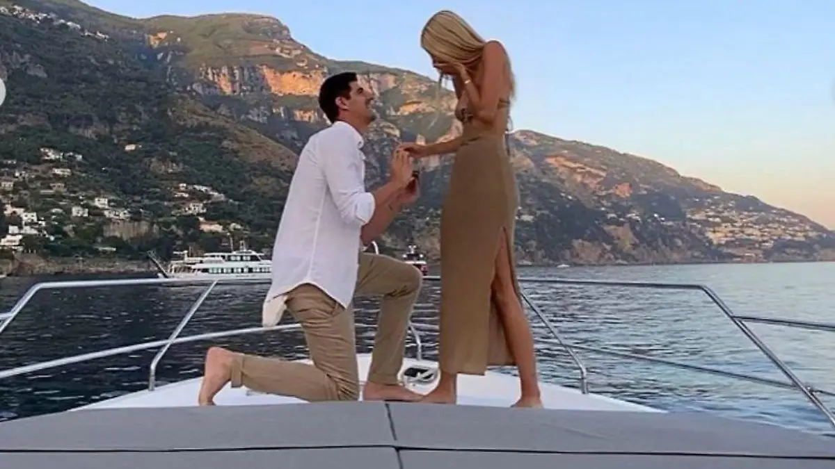 Thibaut Courtois und Mishel Gerzig haben sich verlobt