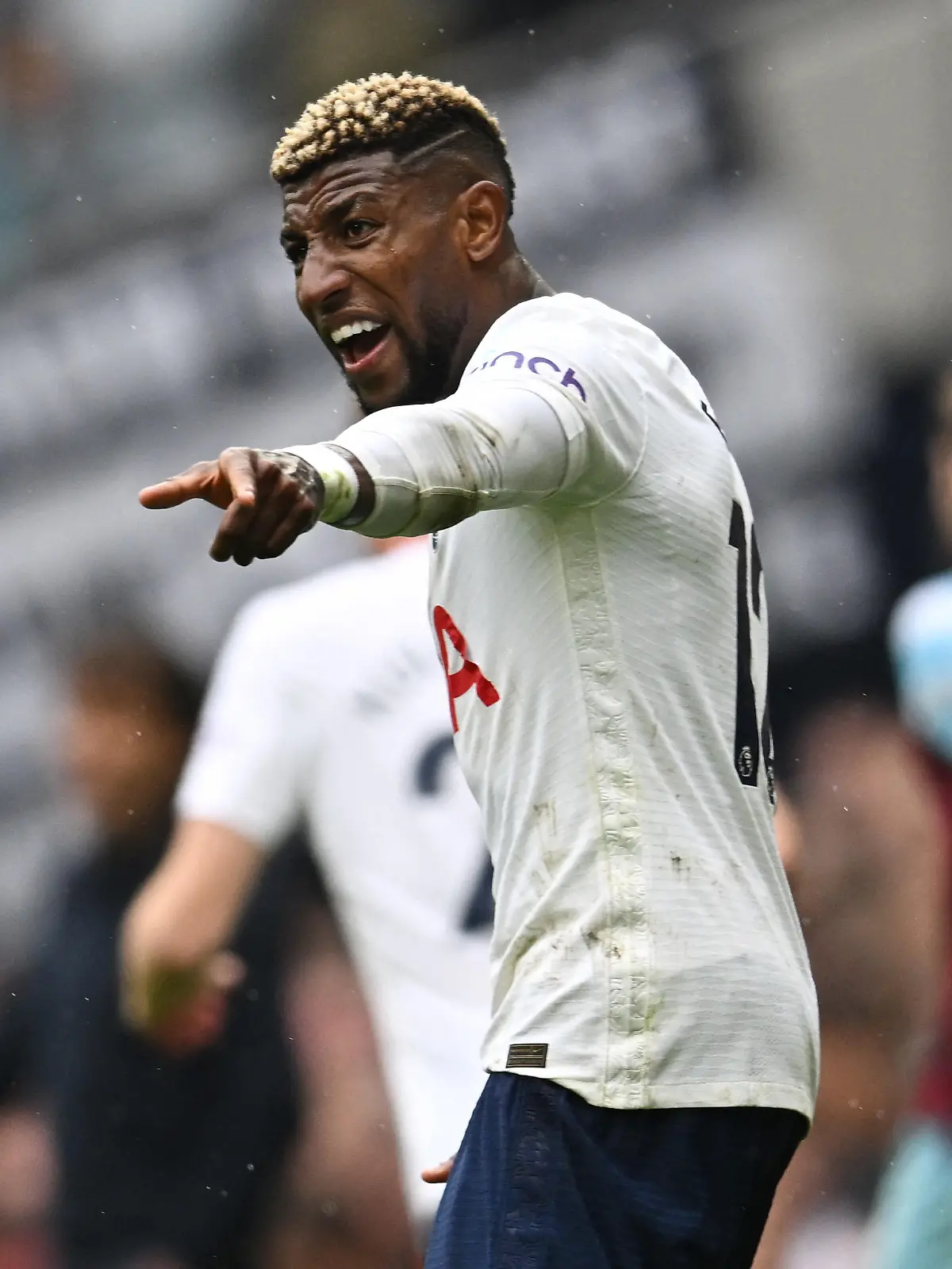 Soccer Football - Premier League - Tottenham Hotspur v Burnley - Tottenham Hotspur Stadium, London, Britain - May 15, 2022 Tottenham Hotspur's Emerson Royal reacts REUTERS/Dylan Martinez EDITORIAL USE ONLY. No use with unauthorized audio, video, data, fixture lists, club/league logos or 'live' services. Online in-match use limited to 75 images, no video emulation. No use in betting, games or single club /league/player publications.  Please contact your account representative for further details.