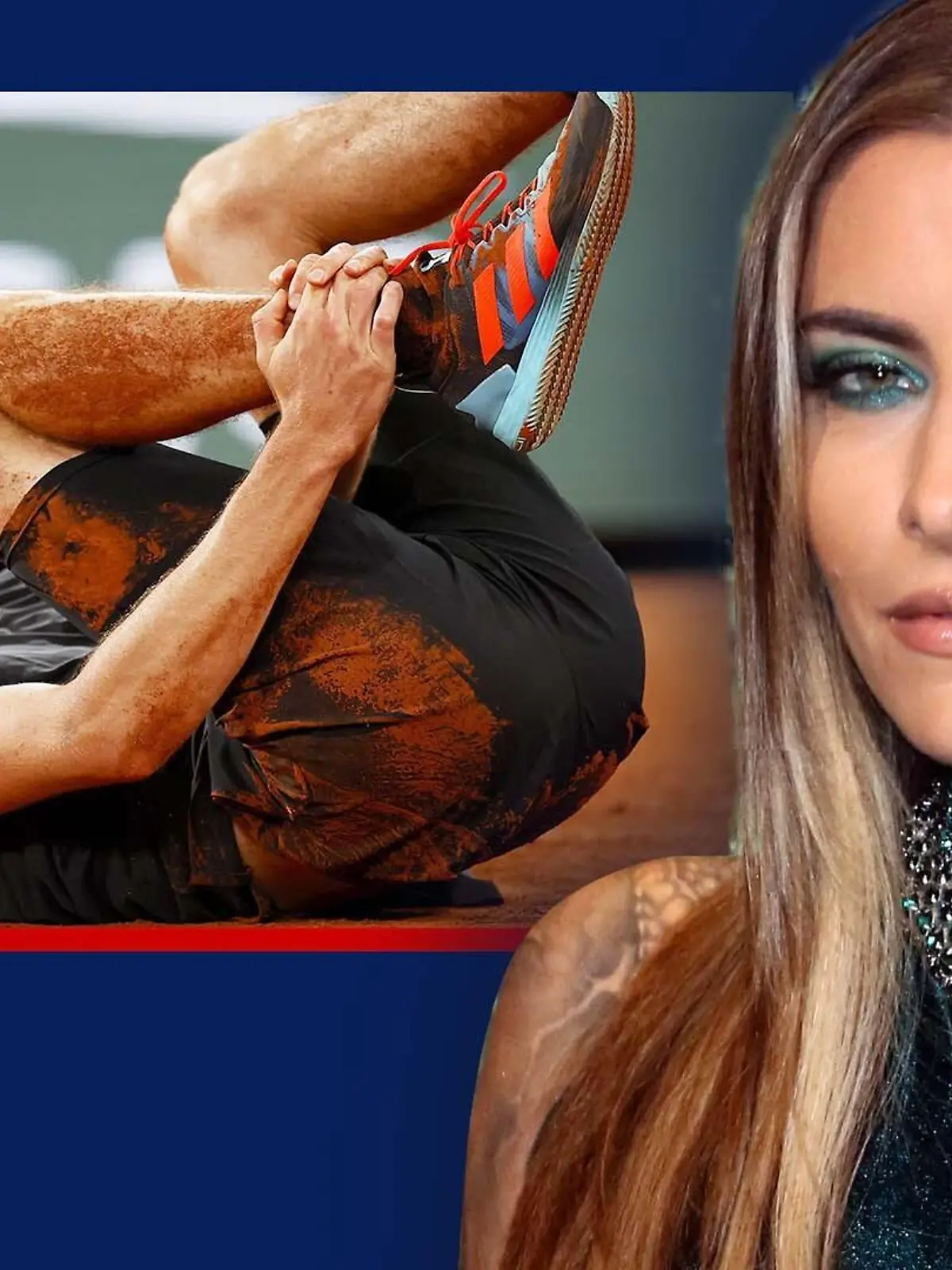 Sophia Thomalla ist nach der Horrorverletzung von Alexander Zverev geschockt.