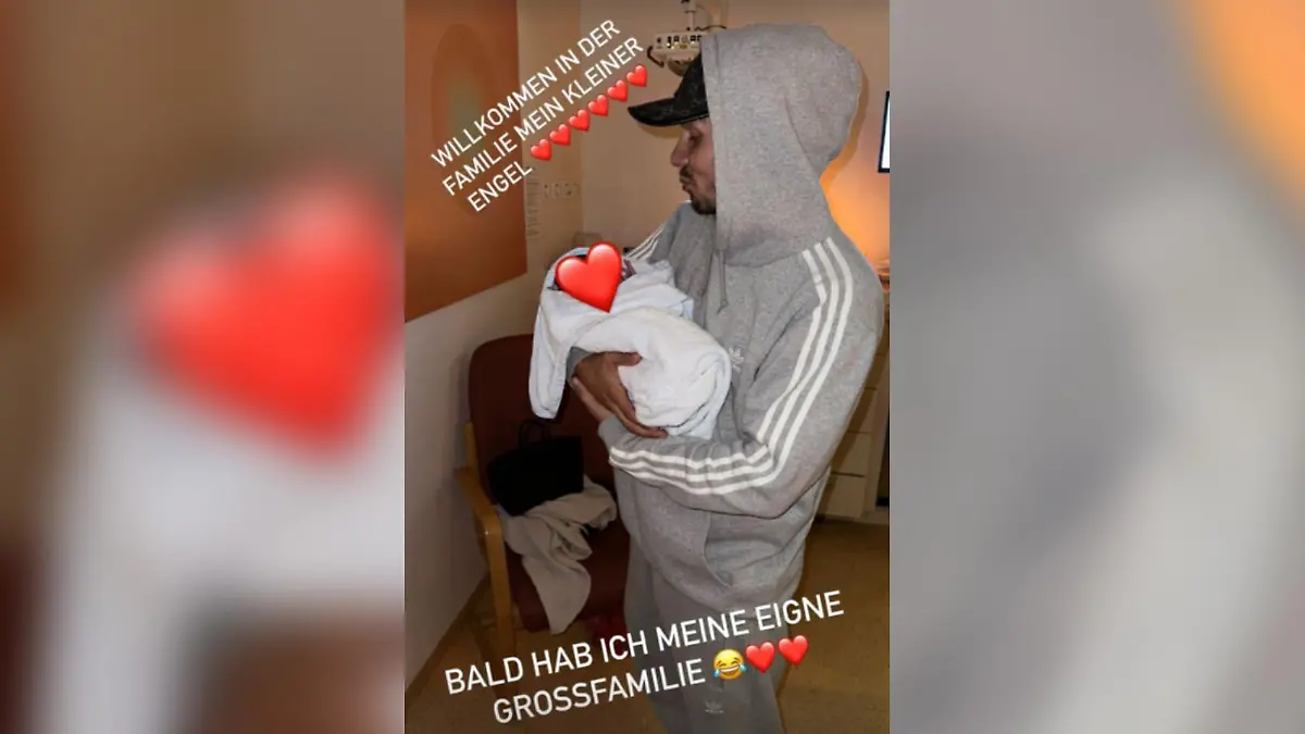 Capital Bra ist wieder Papa geworden - zum viertel Mal