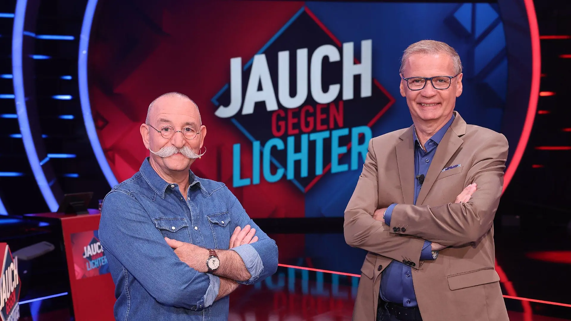 Horst Lichter (l.) und Günther Jauch.
Die Verwendung des sendungsbezogenen Materials ist nur mit dem Hinweis und Verlinkung auf RTL+ gestattet.
