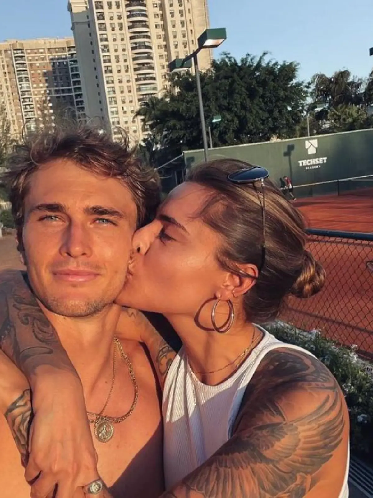 Alexander Zverev und Sophia Thomalla turteln in Rio.