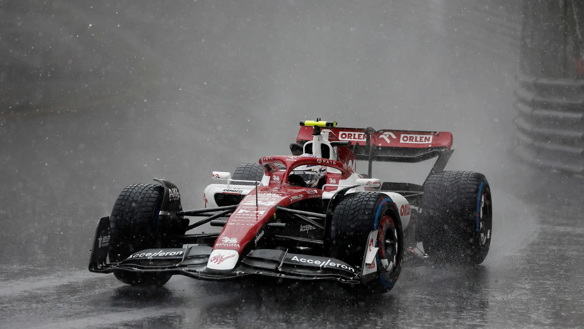 Formula One F1 - Monaco Grand Prix - Circuit de Monaco, Monte Carlo, Monaco - May 29, 2022 Alfa Romeo's Guanyu Zhou during the formation lap REUTERS/Benoit Tessier