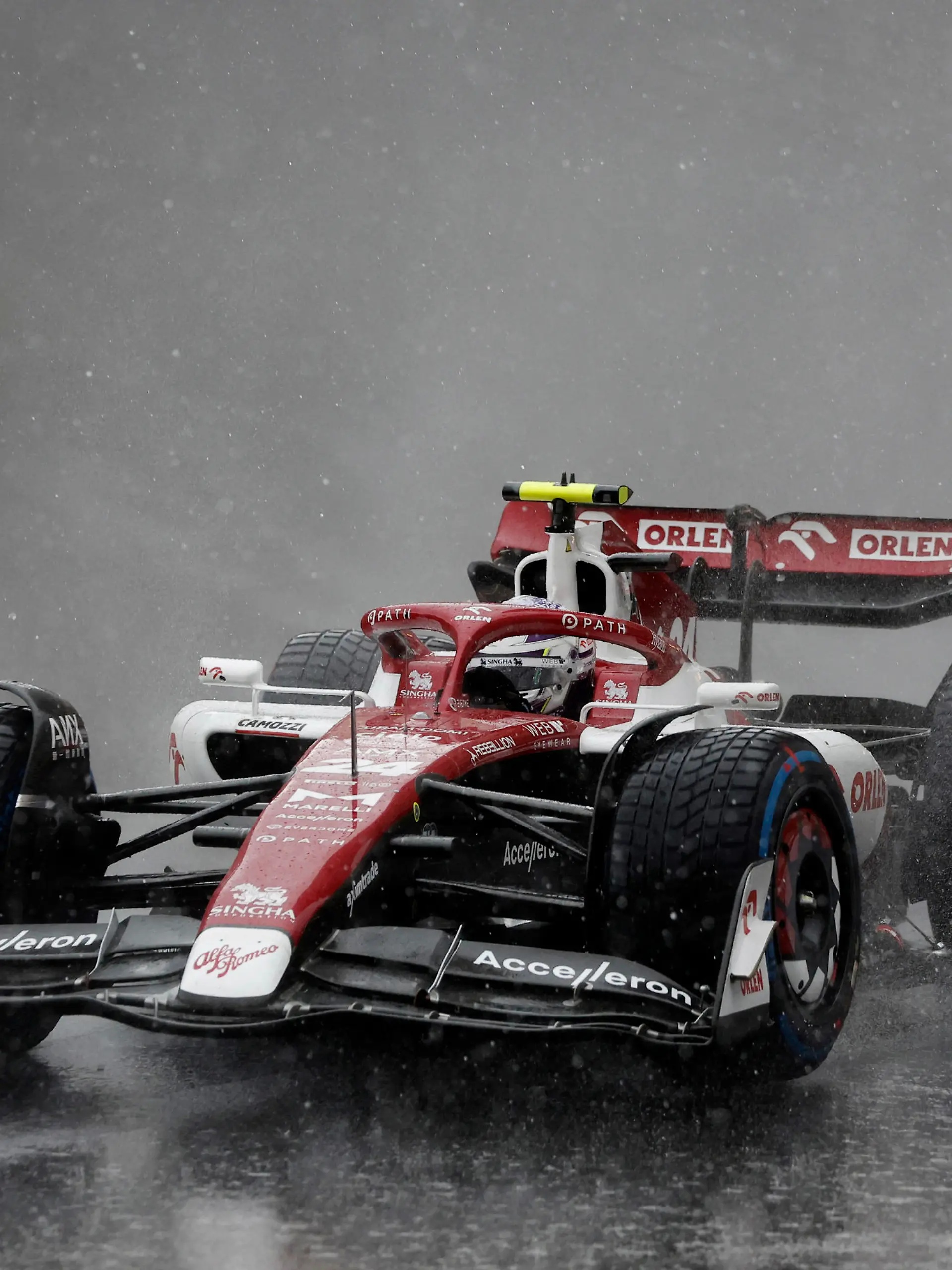 Formula One F1 - Monaco Grand Prix - Circuit de Monaco, Monte Carlo, Monaco - May 29, 2022 Alfa Romeo's Guanyu Zhou during the formation lap REUTERS/Benoit Tessier
