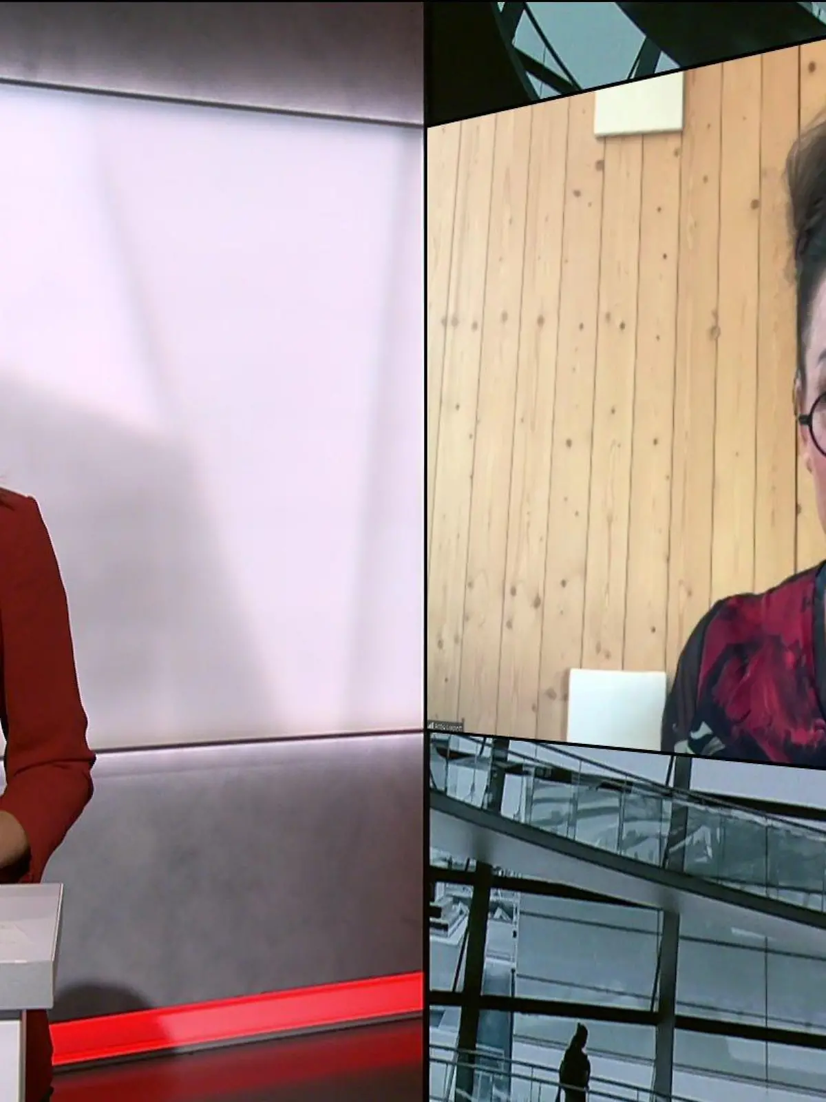 Tamara Bilic spricht mit Antje Lippert