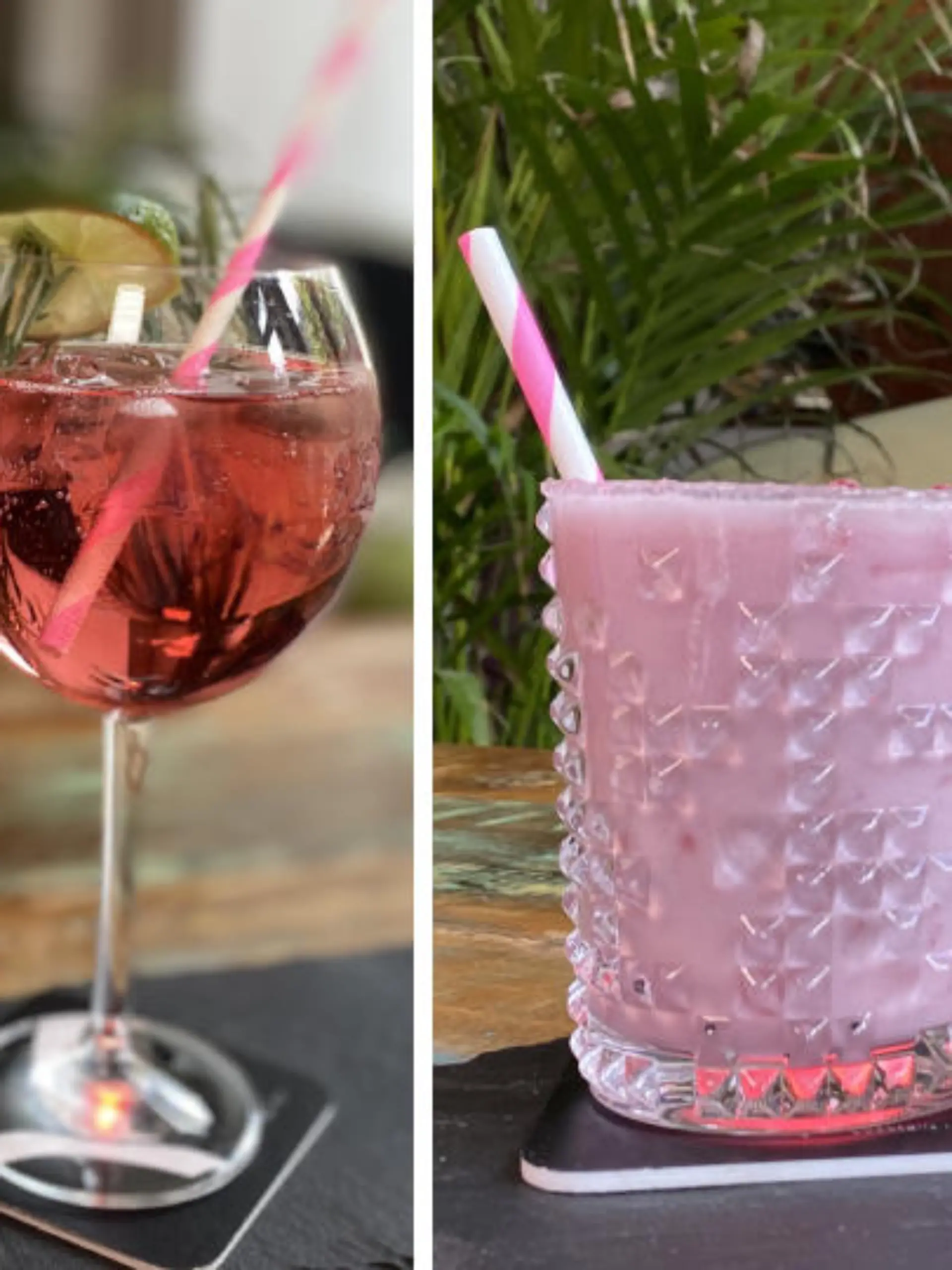 Pinke Sommer-Cocktails