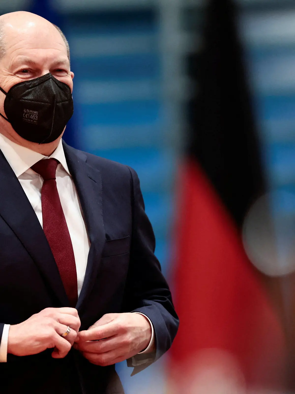 12.01.2022, Berlin: Bundeskanzler Olaf Scholz (SPD) nimmt an einer Kabinettssitzung im Kanzleramt teil. Foto: Hannibal Hanschke/Reuters/Pool/dpa +++ dpa-Bildfunk +++