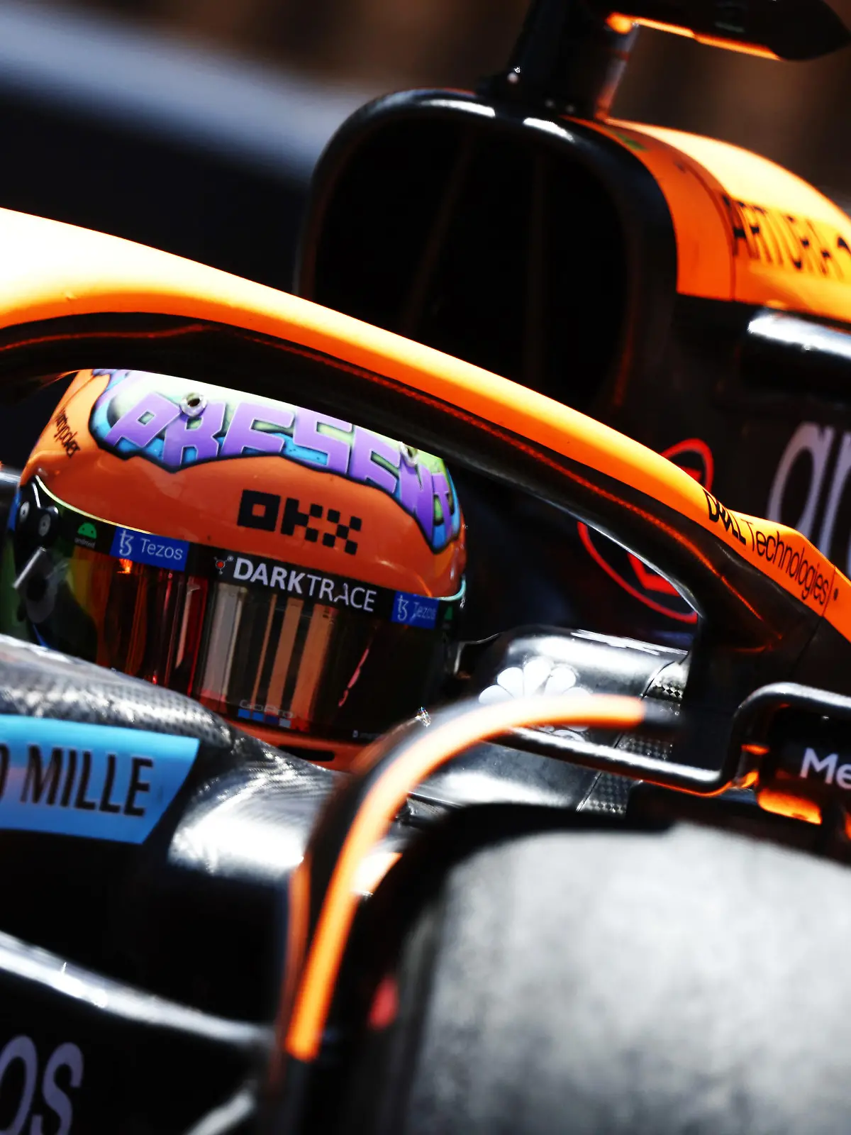 MONTE-CARLO, MONACO - MAY 28: Daniel Ricciardo of Australia driving the (3) McLaren MCL36 Mercedes on track during final practice ahead of the F1 Grand Prix of Monaco at Circuit de Monaco on May 28, 2022 in Monte-Carlo, Monaco. (Photo by Clive Rose/Getty Images)