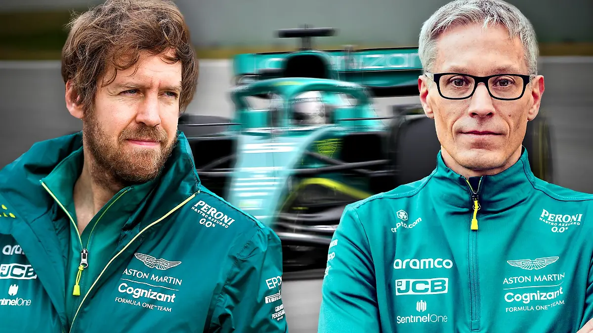 Mike Krack und Sebastian Vettel.
