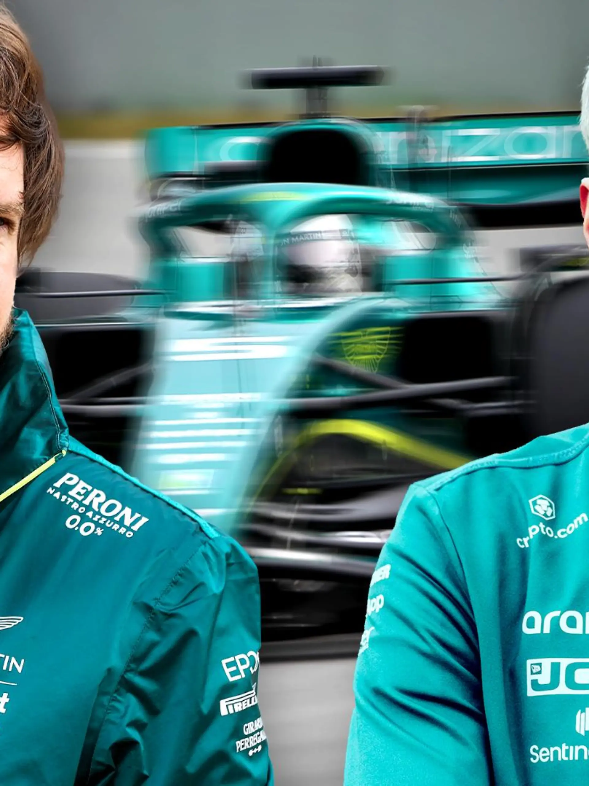 Mike Krack und Sebastian Vettel.