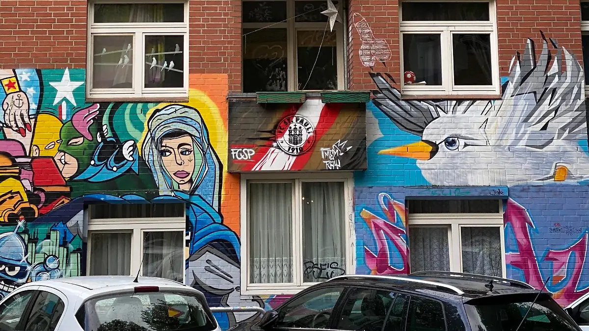 Graffiti in St. Pauli, Hamburg
