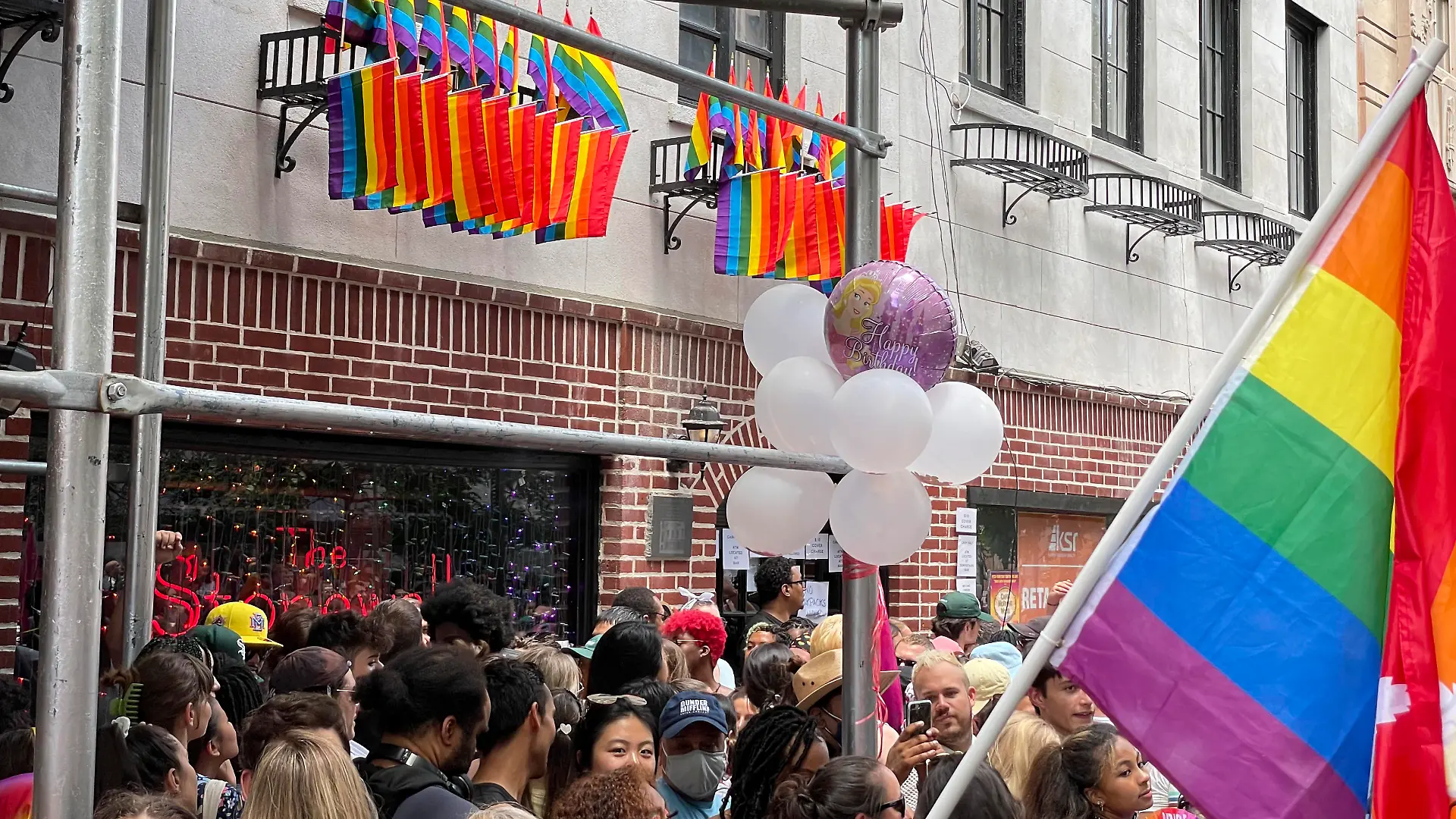 Photo by: STRF/STAR MAX/IPx 2021 6/27/21 Atmosphere at the 'Gay Pride Parade' in New York City.