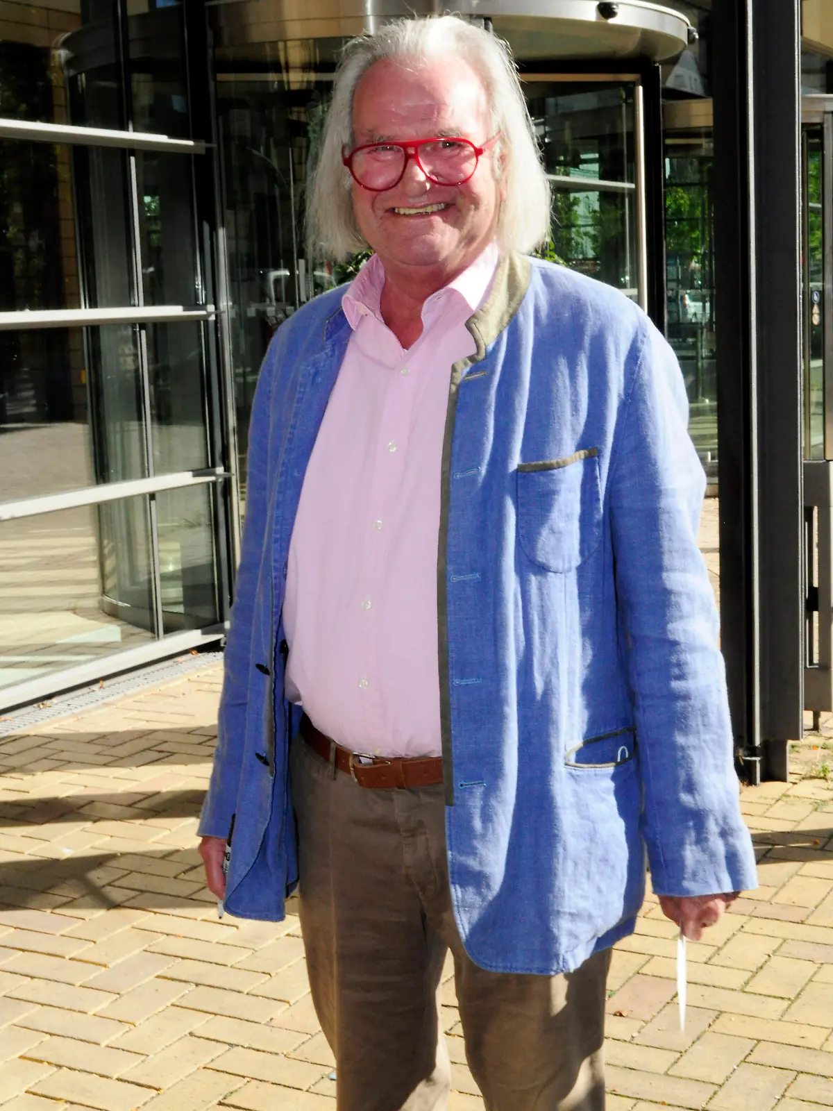 Albert Maier bei der Ankunft zur TV-Aufzeichnung der Talkshow 'Riverboat' im Studio 3 der Media City Leipzig. Leipzig, 18.09.2020