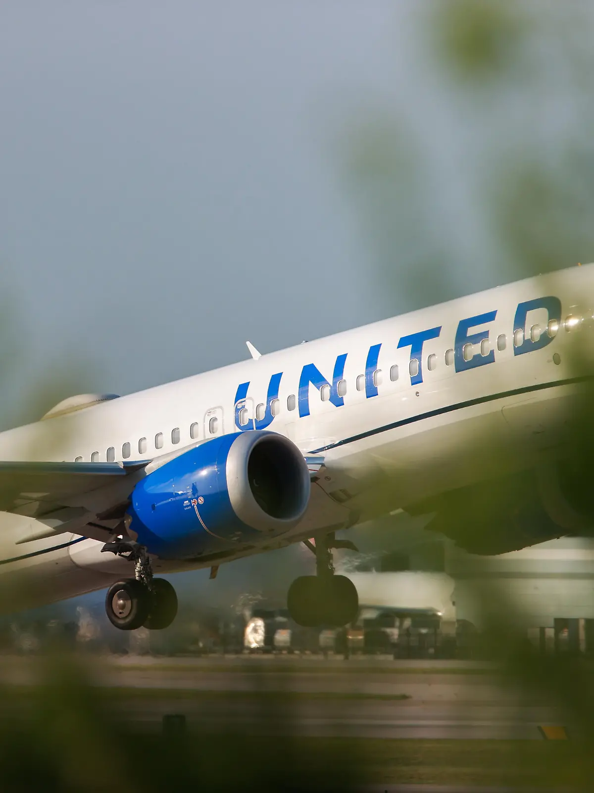 A United Airlines plane departs from George Bush Intercontinental Airport in Houston, Texas on June 25, 2023. (Photo by Reginald Mathalone/NurPhoto)