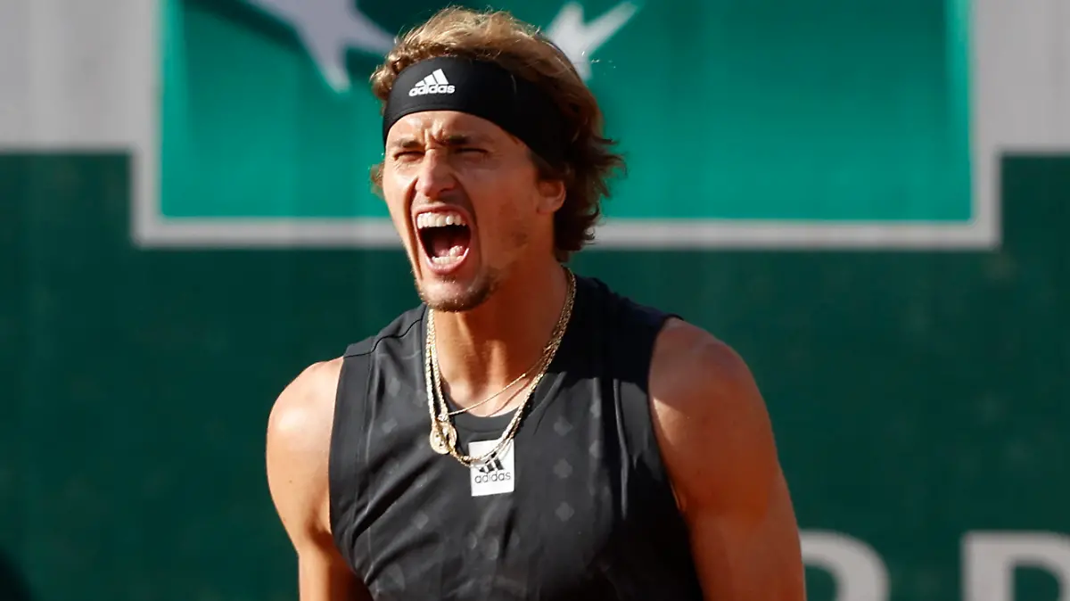 Sport Bilder des Tages French Open 2022, Alexander Zverev GER Tennis - French Open 2022 - Grand Slam / ATP, Tennis Herren / WTA, Tennis Damen / ITF - Roland Garros - Paris - - France - 29 May 2022. *** French Open 2022, Alexander Zverev GER Tennis French Open 2022 Grand Slam ATP WTA ITF Roland Garros Paris France 29 May 2022 Copyright: xJuergenxHasenkopfx