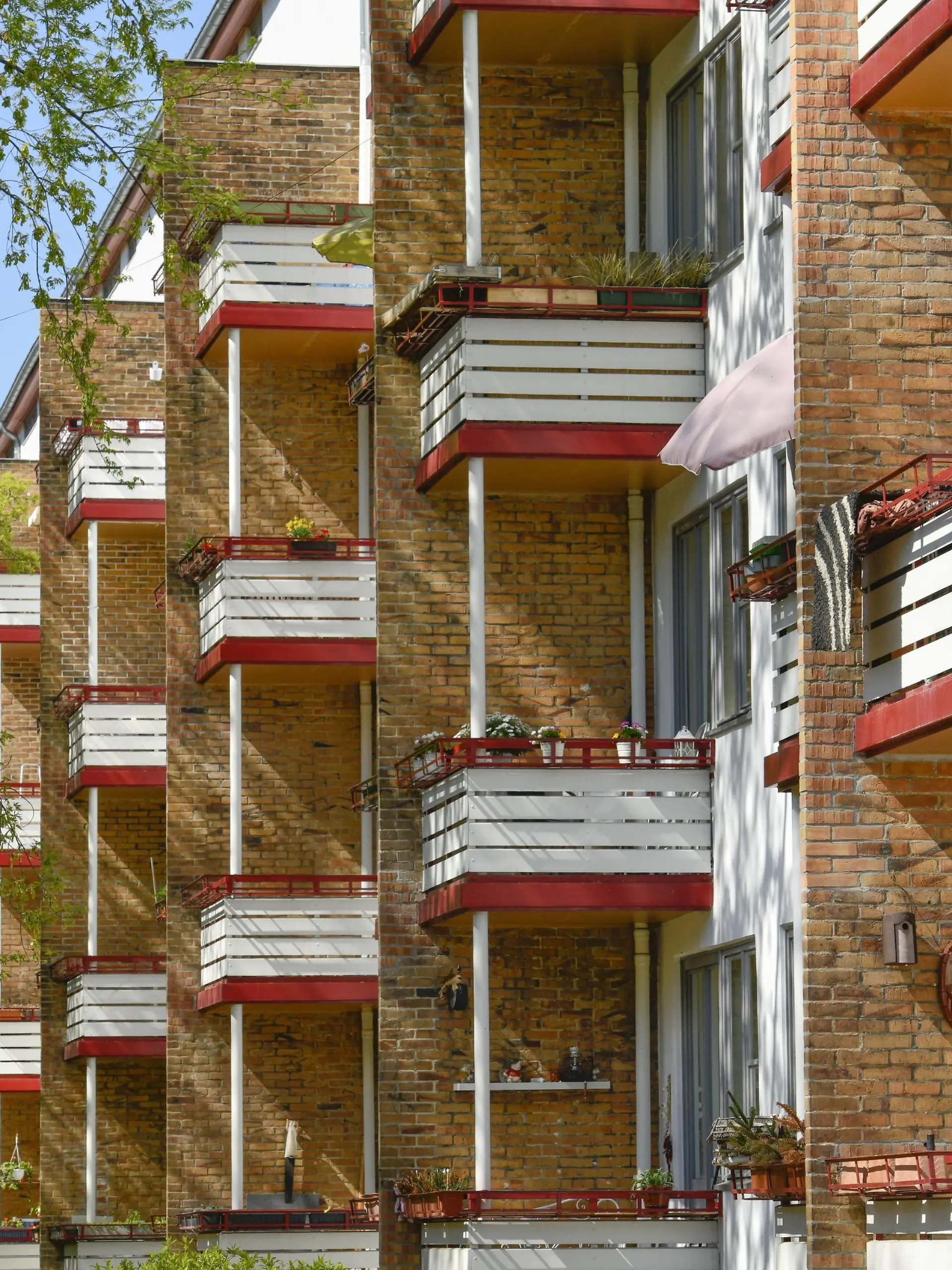 Wohnbauten von Otto Bartning Langer Jammer , Goebelstraße, Großsiedlung Siemensstadt, Spandau, Berlin, Deutschland *** Residential buildings by Otto Bartning Langer Jammer Goebelstraße Large housing estate Siemensstadt Spandau Berlin Germany  