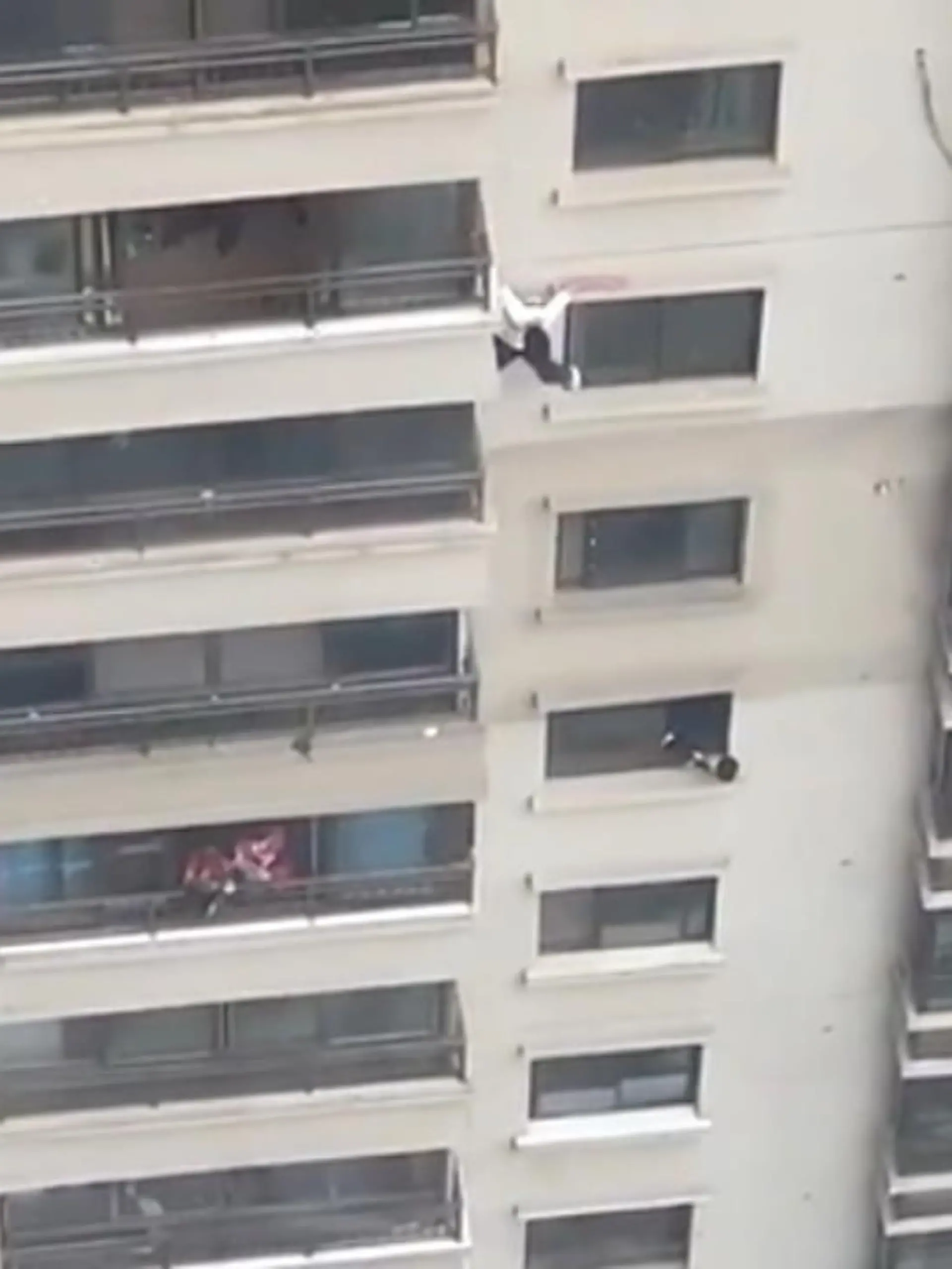 Unfassbare 37 Stockwerke geht’s hier nach unten: In China ist ein Mann, der sich selbst Spider-Man nennt, mit seinen bloßen Händen ein Hochhaus hinuntergeklettert. Als die Feuerwehr anrückt, will er ihre Hilfe nicht annehmen und klettert weiter nach unten. Am dritten Stockwerk wird er von einem Mann ins Gebäude gezogen. Die Polizei hat den chinesischen „Spider-Man“ danach mit auf die Wache genommen und verhört. Bei dieser waghalsigen Aktion hat der Mann sein Leben riskiert – wie Spider-Man mit einem Netz davonschwingen, hätte er im Fall eines Sturzes nicht gekonnt.